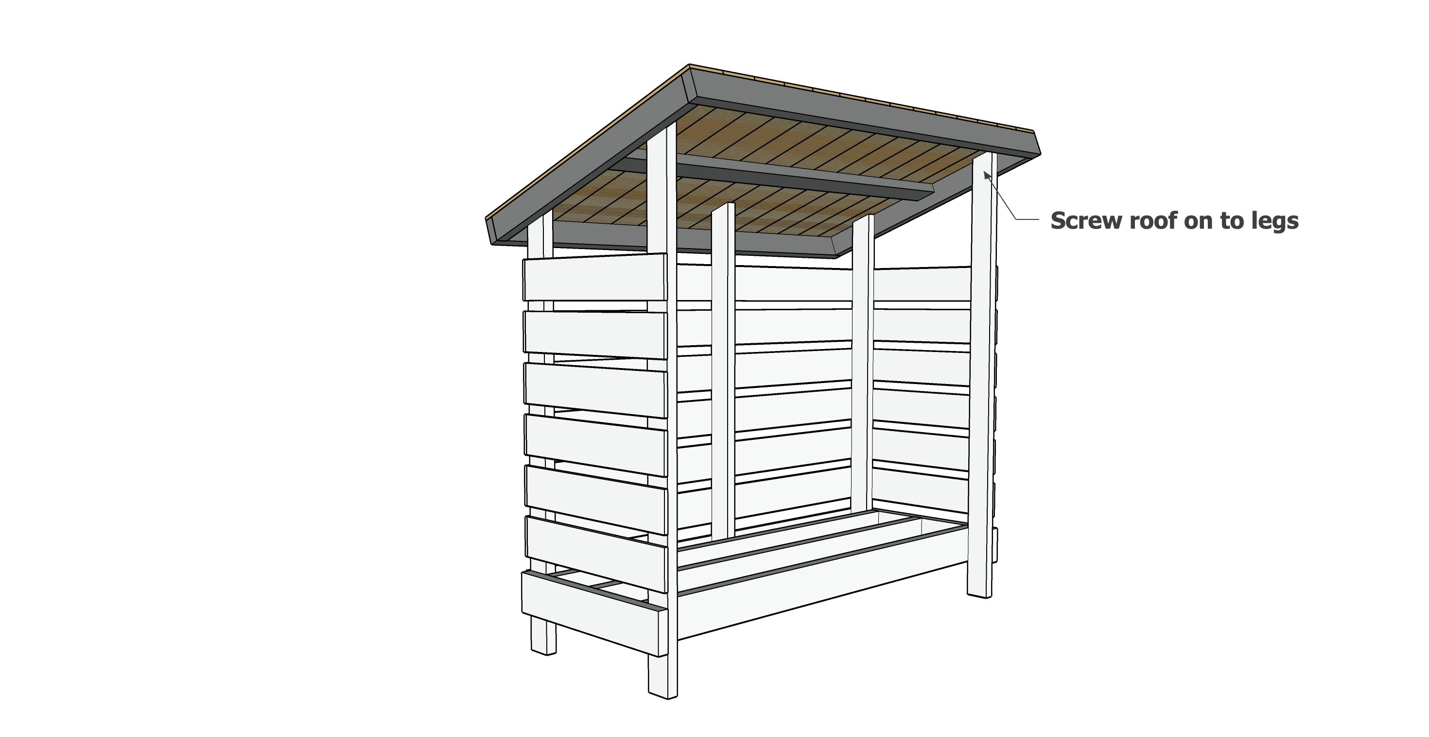 Victoria firewood shed cheap plans